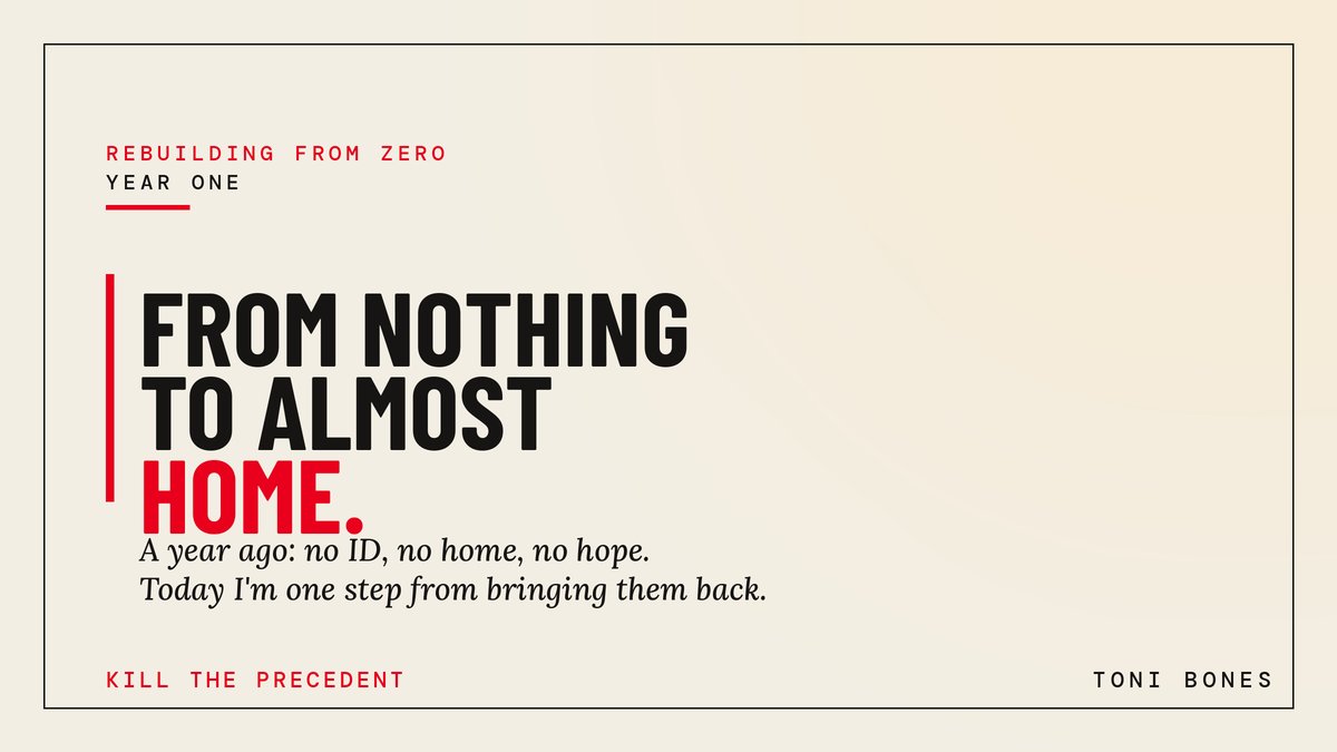 From Nothing to Almost Home — Toni Bones, Kill the Precedent